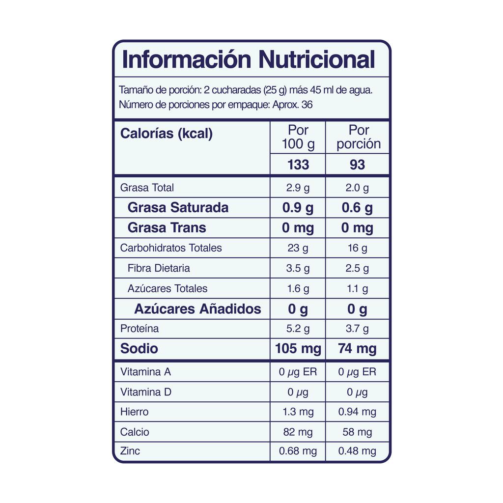 Why Not Mezcla para Pancakes y Waffles a Base de Avena Sabor Vainilla 907 g
