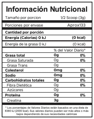 Creatina Monohidratada 67-133 servs IMN