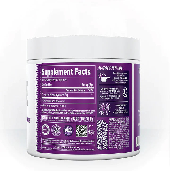 Creatina monohidratada micronizada 30 servs | FinaFlex