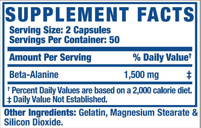 Beta-Alanine Ronnie Coleman 50 caps
