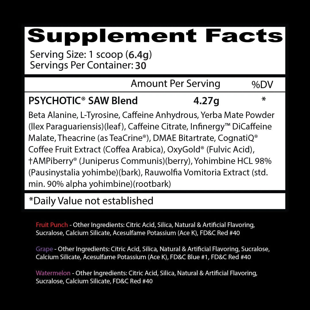 Psychotyc SAW 30 servs | Insane Labz