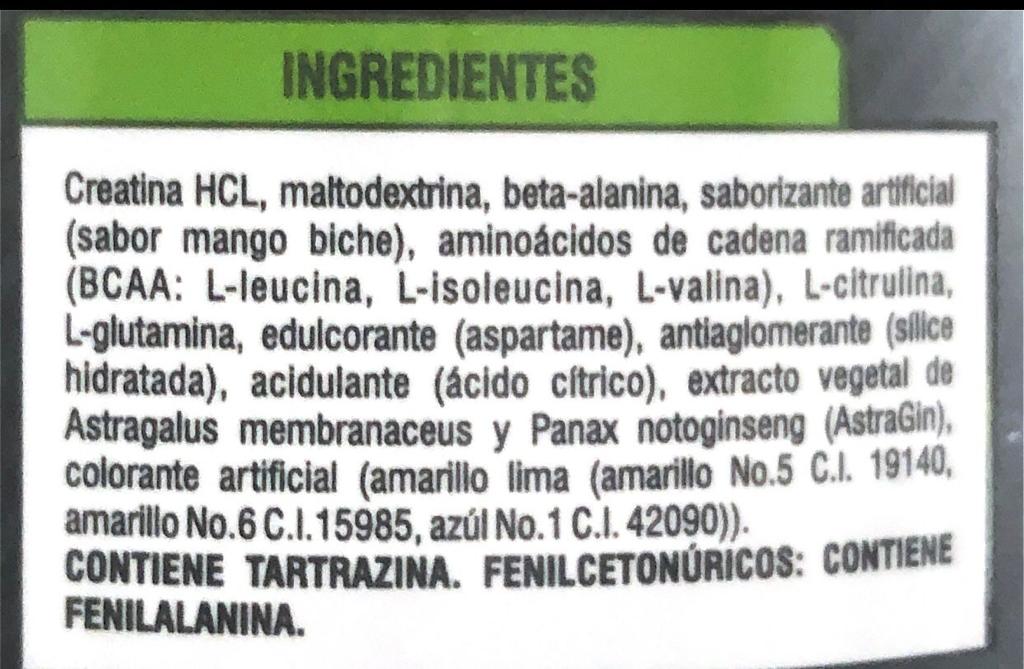 Smart A-Tack creatina HCL + aminoácidos 32 servs | Smart Nutrition
