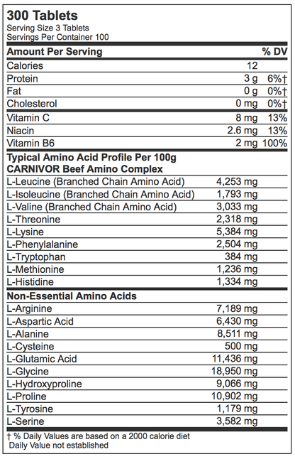 Aminos Beef 300 caps | MuscleMeds