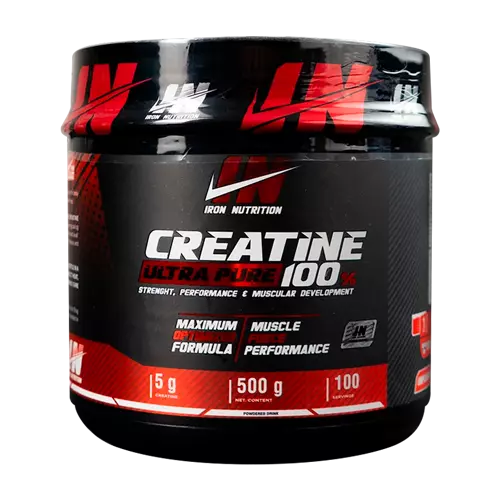 Creatina Ultra Pure 100 % monohidratada 100 servs Iron Nutrition