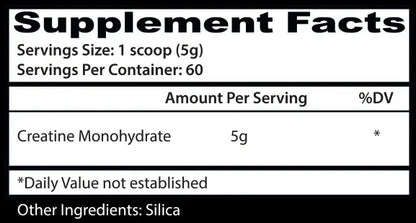 Creatina monohidratada 60 servs | Insane Labz