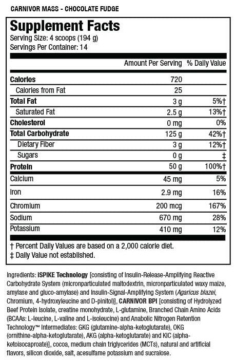 Carnivor Mass 6LB | MuscleMeds