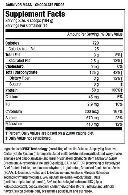 Carnivor Mass 6LB | MuscleMeds