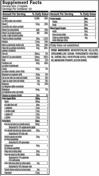 Platinum Multivitamin 90 caps | MuscleTech