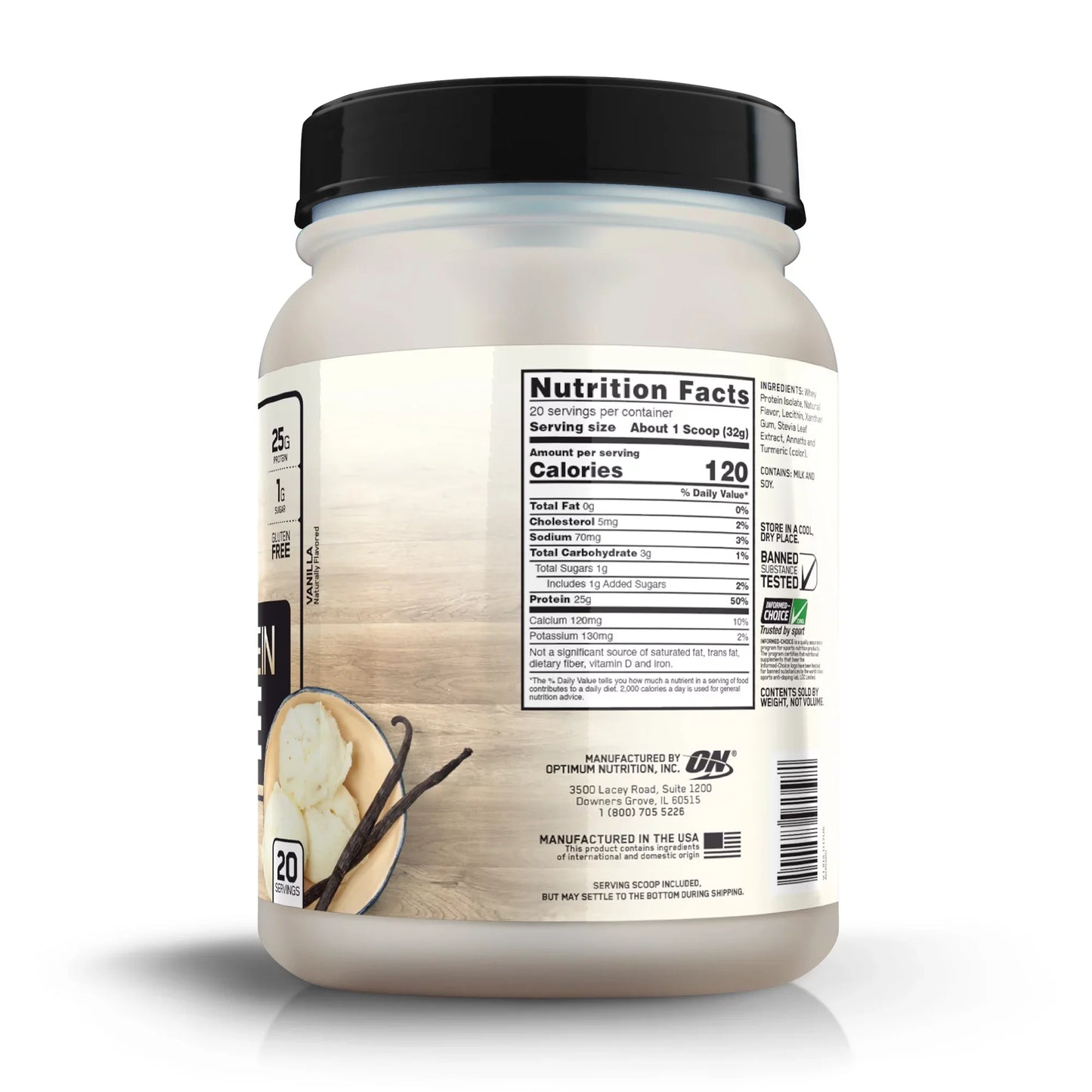 Whey Protein Isolate 1.41LB | Optimum Nutrition